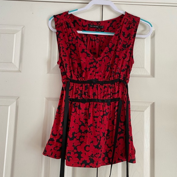 Tops | Black And Red Tank | Poshmark